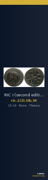RIC I (second edition) Tiberius 34 — CANOA