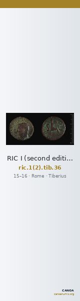 RIC I (second edition) Tiberius 36 — CANOA