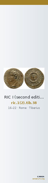 RIC I (second edition) Tiberius 38 — CANOA