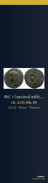 RIC I (second edition) Tiberius 39 — CANOA