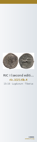 RIC I (second edition) Tiberius 4 — CANOA