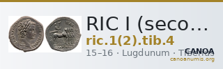 RIC I (second edition) Tiberius 4 — CANOA
