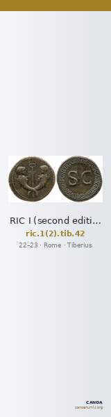 RIC I (second edition) Tiberius 42 — CANOA