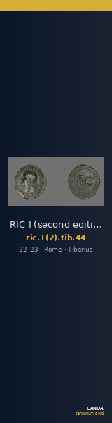 RIC I (second edition) Tiberius 44 — CANOA