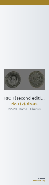RIC I (second edition) Tiberius 45 — CANOA
