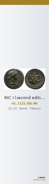 RIC I (second edition) Tiberius 46 — CANOA