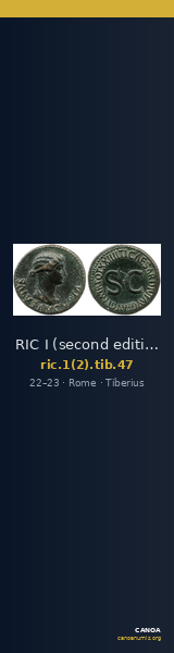 RIC I (second edition) Tiberius 47 — CANOA
