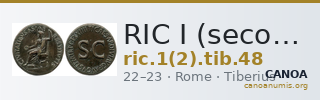RIC I (second edition) Tiberius 48 — CANOA