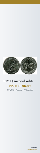 RIC I (second edition) Tiberius 49 — CANOA