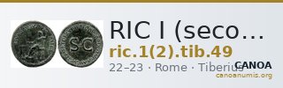 RIC I (second edition) Tiberius 49 — CANOA