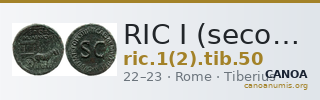 RIC I (second edition) Tiberius 50 — CANOA
