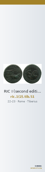 RIC I (second edition) Tiberius 51 — CANOA