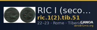 RIC I (second edition) Tiberius 51 — CANOA