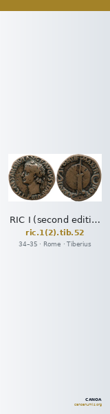 RIC I (second edition) Tiberius 52 — CANOA