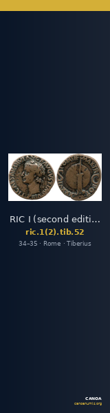 RIC I (second edition) Tiberius 52 — CANOA