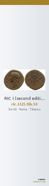 RIC I (second edition) Tiberius 53 — CANOA