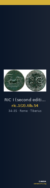 RIC I (second edition) Tiberius 54 — CANOA