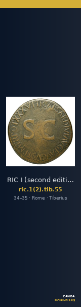 RIC I (second edition) Tiberius 55 — CANOA