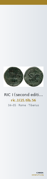 RIC I (second edition) Tiberius 56 — CANOA