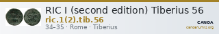 RIC I (second edition) Tiberius 56 — CANOA