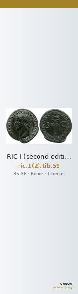 RIC I (second edition) Tiberius 59 — CANOA