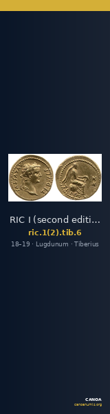 RIC I (second edition) Tiberius 6 — CANOA