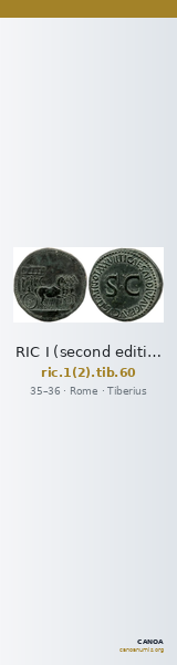 RIC I (second edition) Tiberius 60 — CANOA