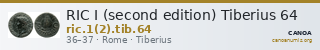 RIC I (second edition) Tiberius 64 — CANOA