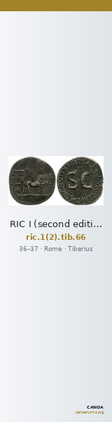 RIC I (second edition) Tiberius 66 — CANOA