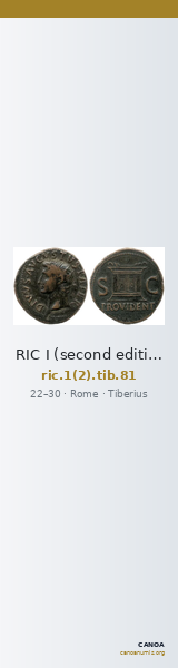 RIC I (second edition) Tiberius 81 — CANOA