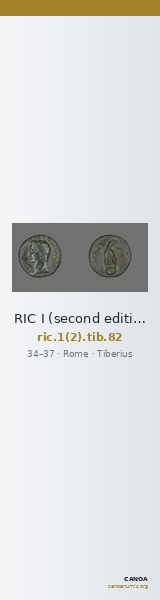 RIC I (second edition) Tiberius 82 — CANOA