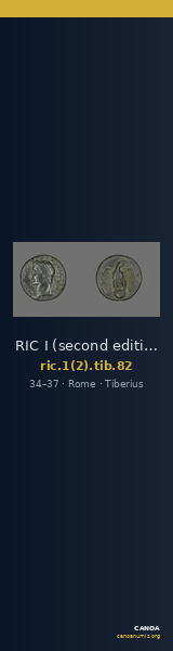 RIC I (second edition) Tiberius 82 — CANOA