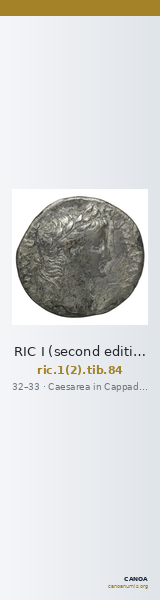 RIC I (second edition) Tiberius 84 — CANOA