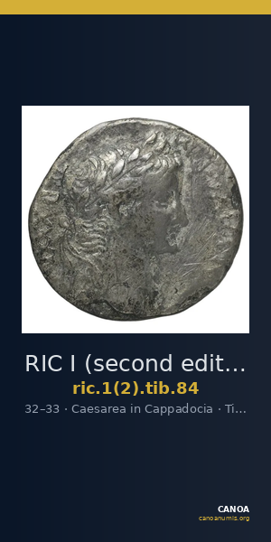 RIC I (second edition) Tiberius 84 — CANOA
