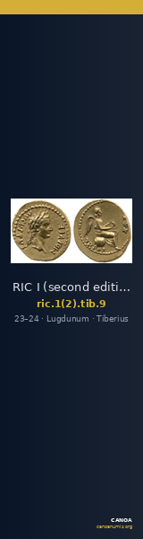 RIC I (second edition) Tiberius 9 — CANOA