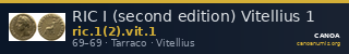RIC I (second edition) Vitellius 1 — CANOA