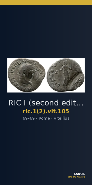 RIC I (second edition) Vitellius 105 — CANOA