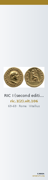 RIC I (second edition) Vitellius 106 — CANOA