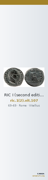 RIC I (second edition) Vitellius 107 — CANOA
