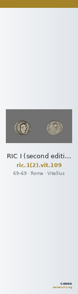 RIC I (second edition) Vitellius 109 — CANOA