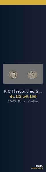 RIC I (second edition) Vitellius 109 — CANOA