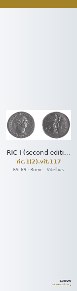 RIC I (second edition) Vitellius 117 — CANOA