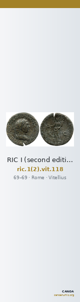 RIC I (second edition) Vitellius 118 — CANOA