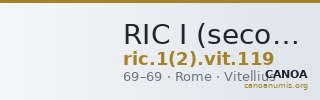 RIC I (second edition) Vitellius 119 — CANOA