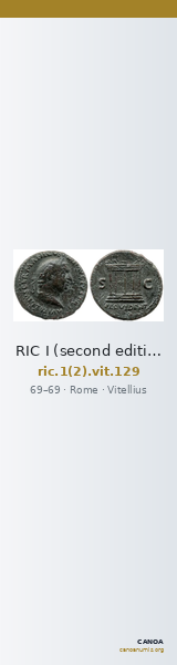 RIC I (second edition) Vitellius 129 — CANOA