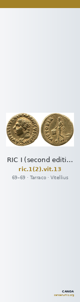 RIC I (second edition) Vitellius 13 — CANOA