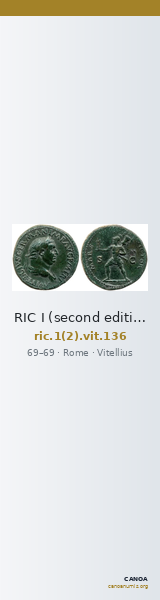RIC I (second edition) Vitellius 136 — CANOA
