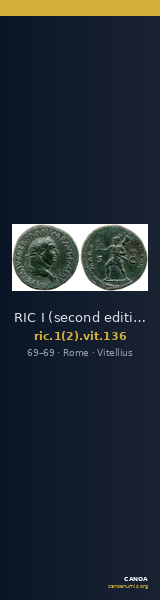 RIC I (second edition) Vitellius 136 — CANOA