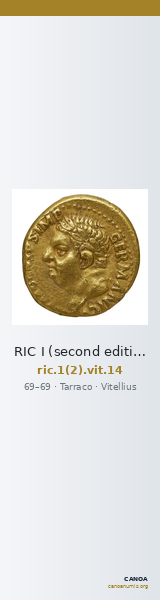 RIC I (second edition) Vitellius 14 — CANOA