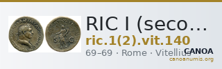 RIC I (second edition) Vitellius 140 — CANOA